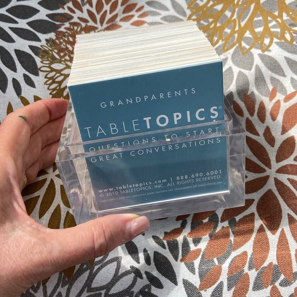 Family game for grandparents.Great conversations and good laughs. Acrylic box - Picture 3 of 3